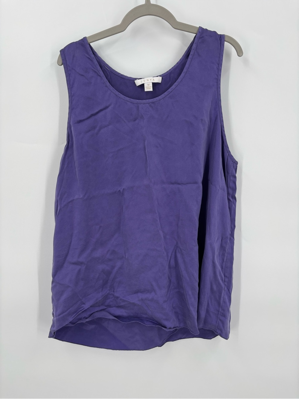 Lunya 100% silk tulip back tank top ONLY - Picture 2 of 5